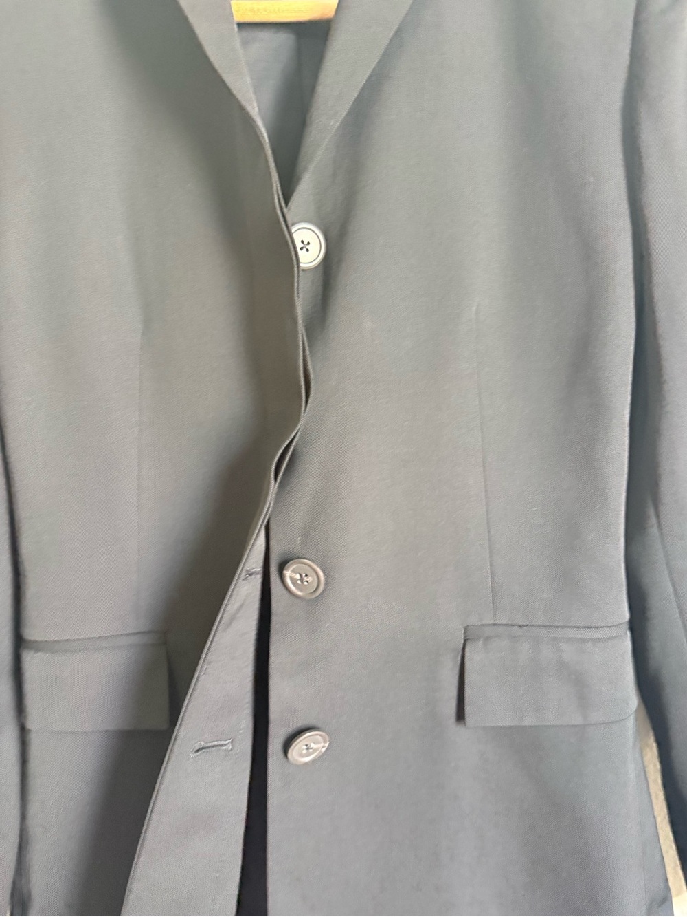 Banana Republic Fitted Waist Tailored Blazer Minimalist Dark Academia Chic - Picture 9 of 9